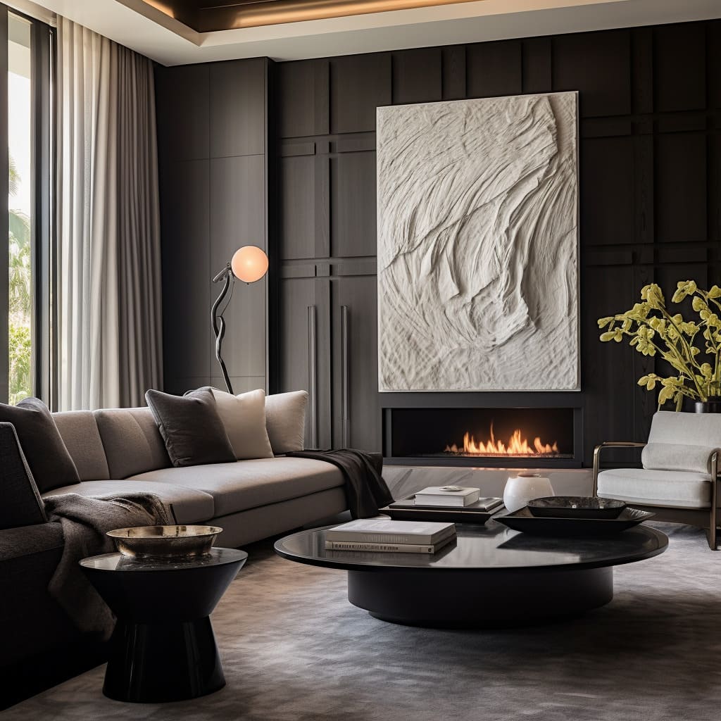 Artful interiors showcase interior harmony and the use of gray as a design accent