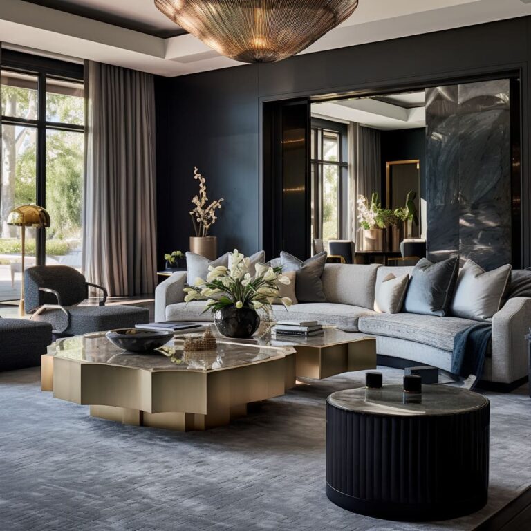 Luxury Shades: Blending Colors and Materials in Home Design