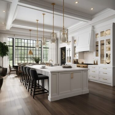 Elegant Kitchens with Island Where Tradition Meets Modernity