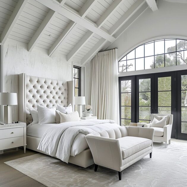 Luxury Farmhouse Master Bedroom Interior Design Ideas | FH