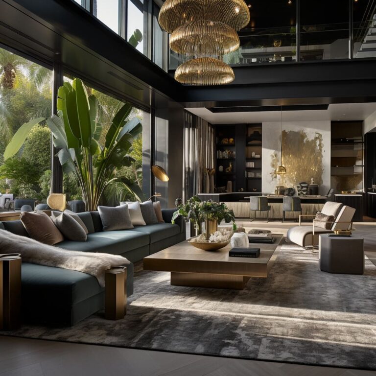 Luxury Shades: Blending Colors and Materials in Home Design