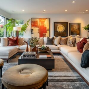 Spaces with a Story: Modern American Living Room Interior Design