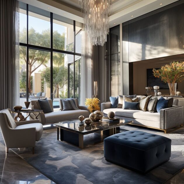 Luxury and Comfort: Modern Living Room Interior Design Ideas