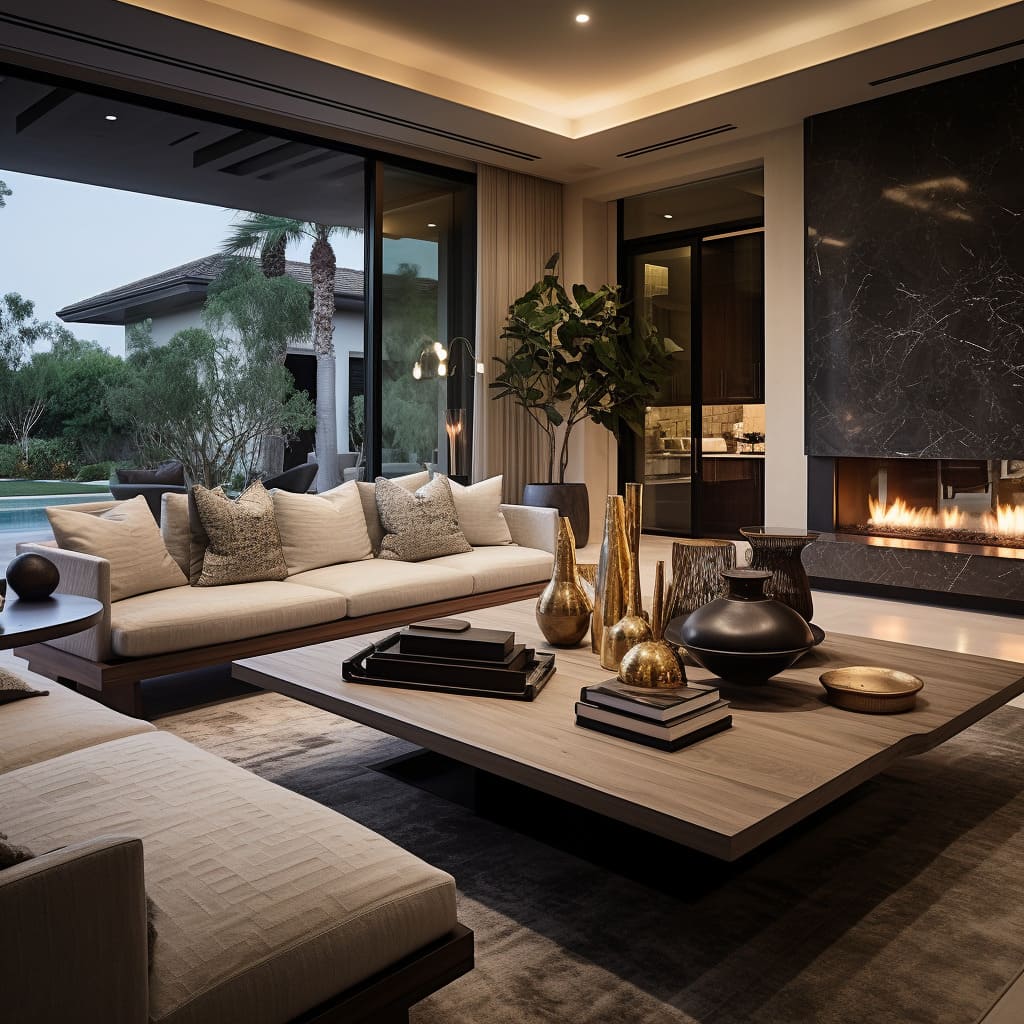 Luxurious living is achieved through the artful expression of design innovation