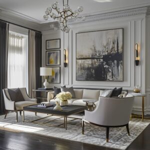 Timeless & Trend: Transitional Style in Living Room Design