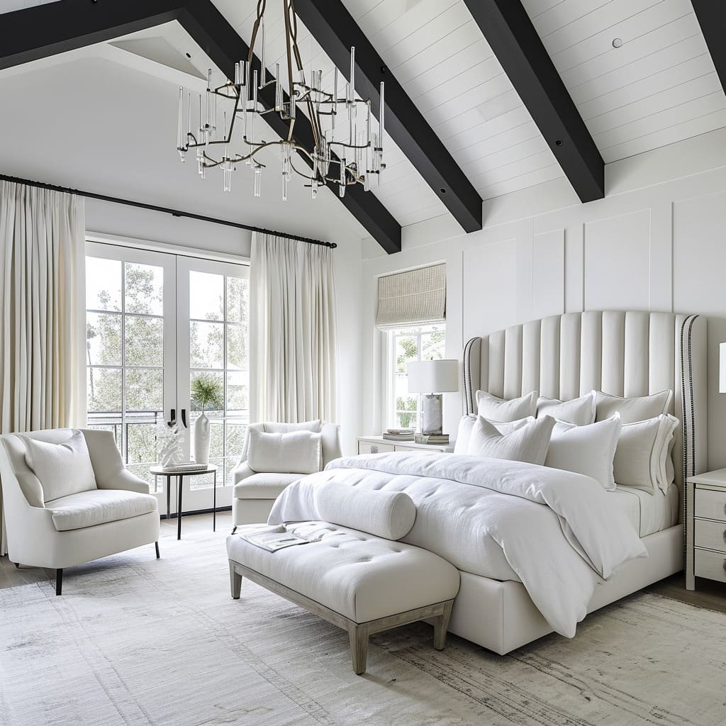 Rustic charm in your luxury farmhouse bedroom
