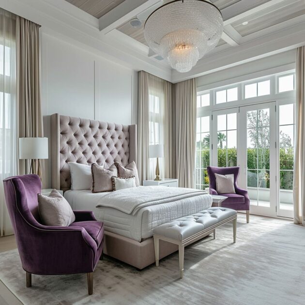 Luxury Farmhouse Master Bedroom Interior Design Ideas | FH