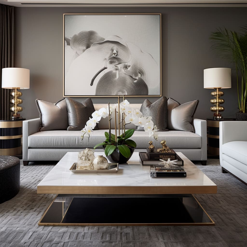 Subtle sophistication is key to the interior styling and elegant living spaces