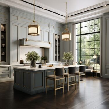 Elegant Kitchens with Island Where Tradition Meets Modernity