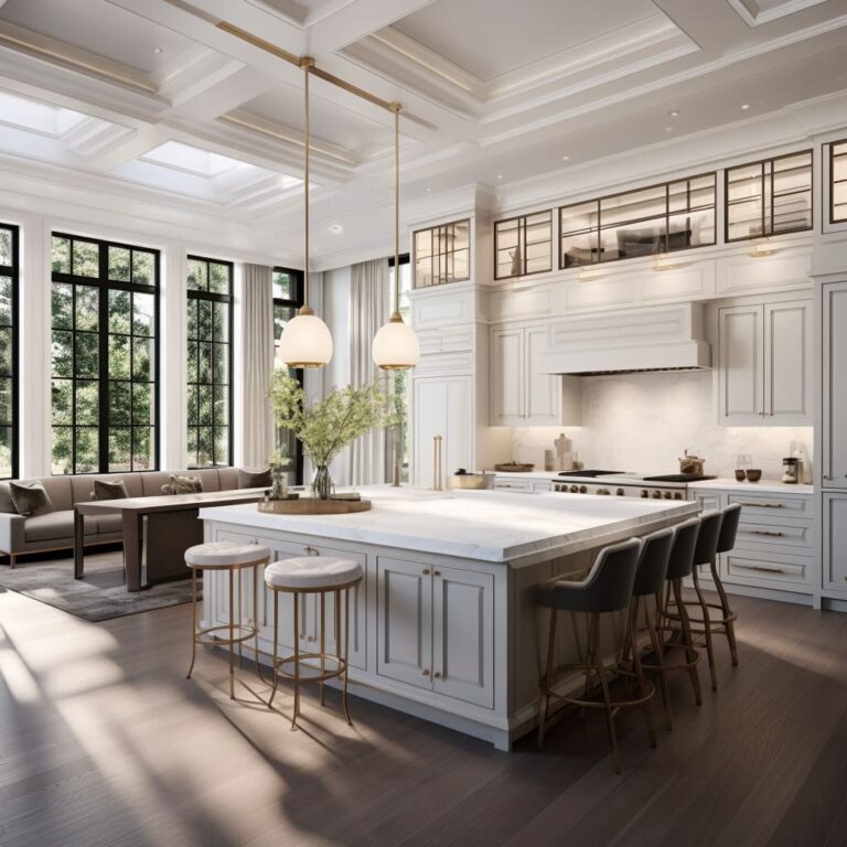 Elegant Kitchens with Island Where Tradition Meets Modernity