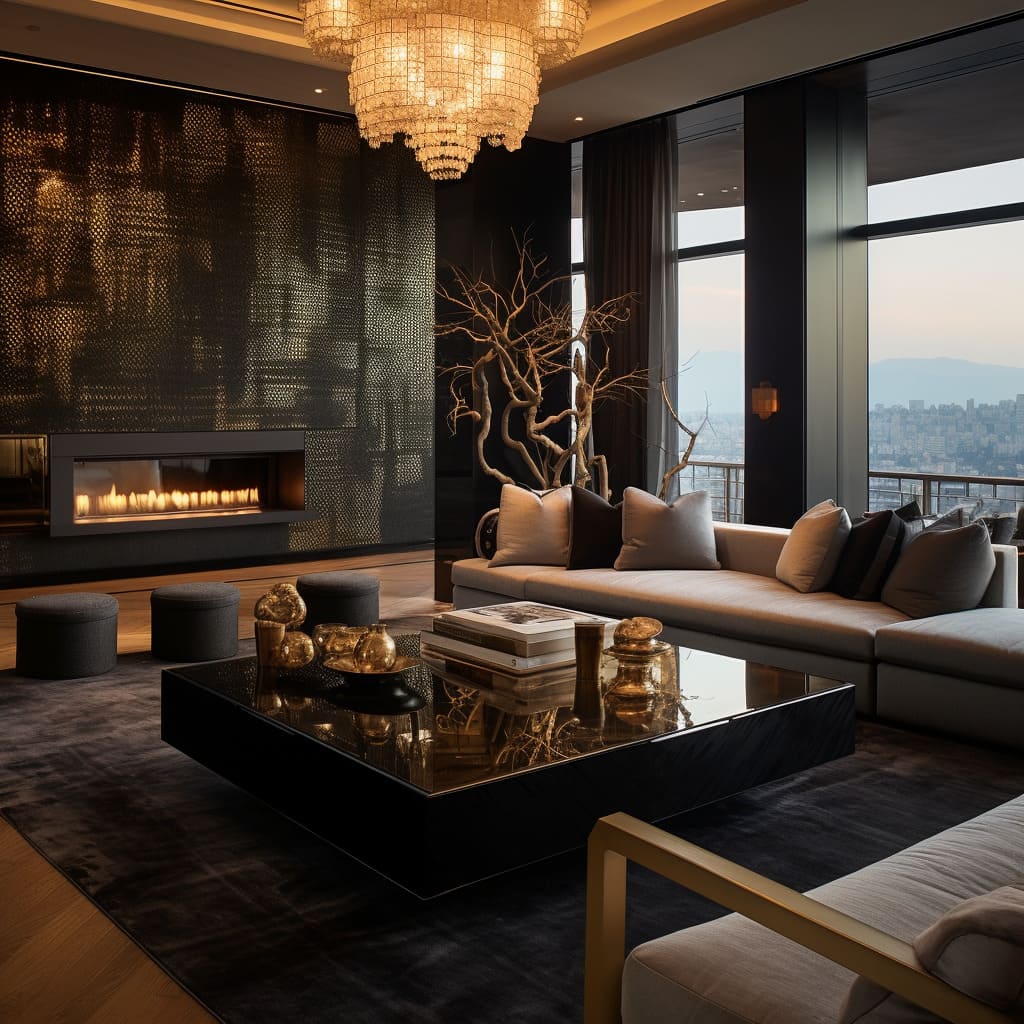 The elegance of urban living in this high-end penthouse with designer touches