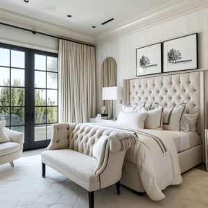 Luxury Farmhouse Master Bedroom Interior Design Ideas | FH