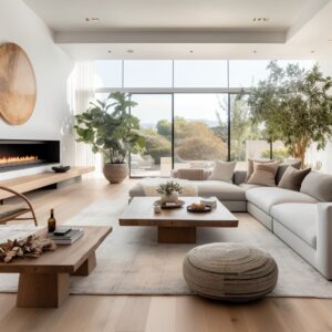 Contemporary Living: Organic and Minimalist Living Room Interior Designs