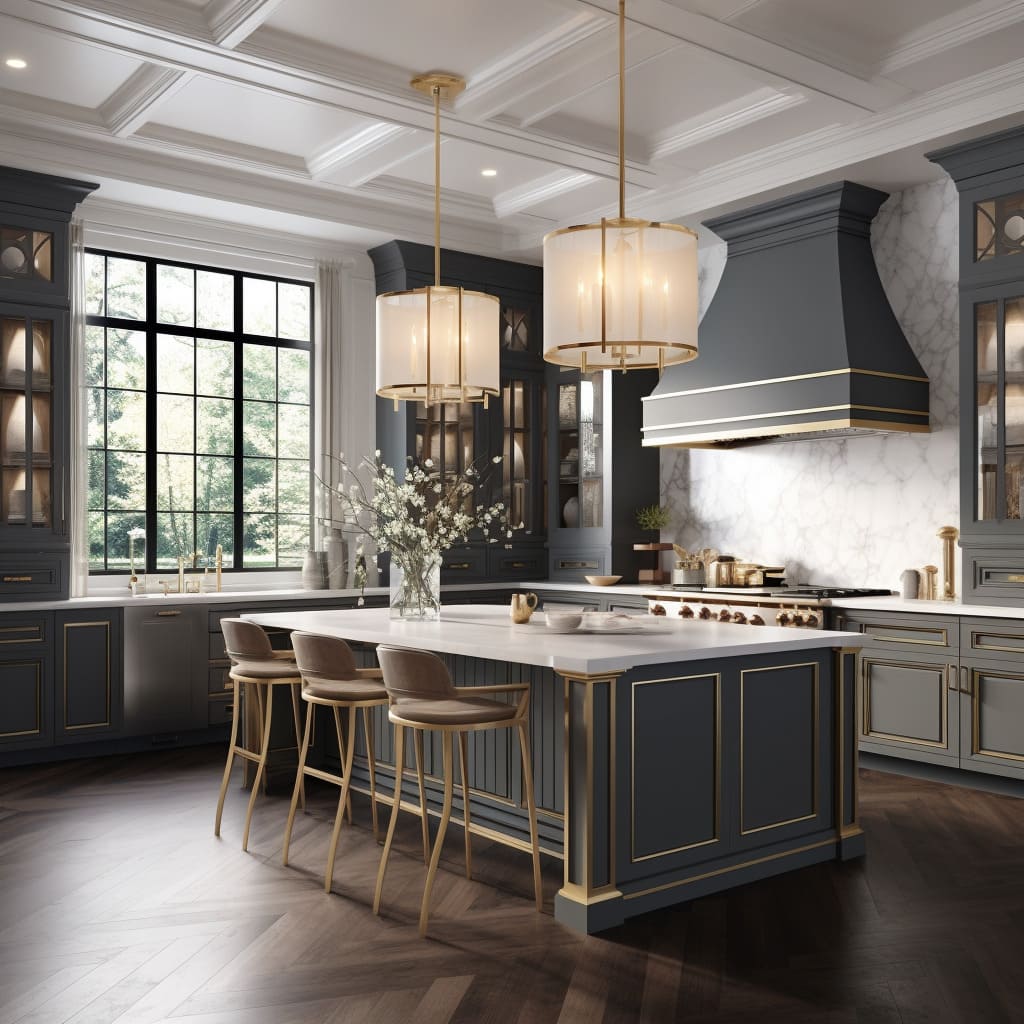 This cookery masterfully combines heritage and the latest design trends.