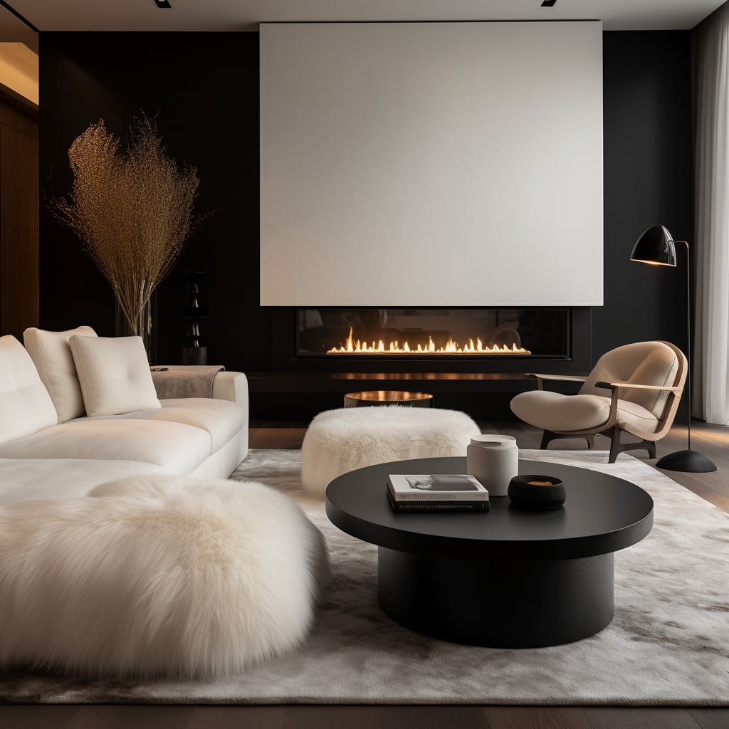 This luxury interior design in the living room