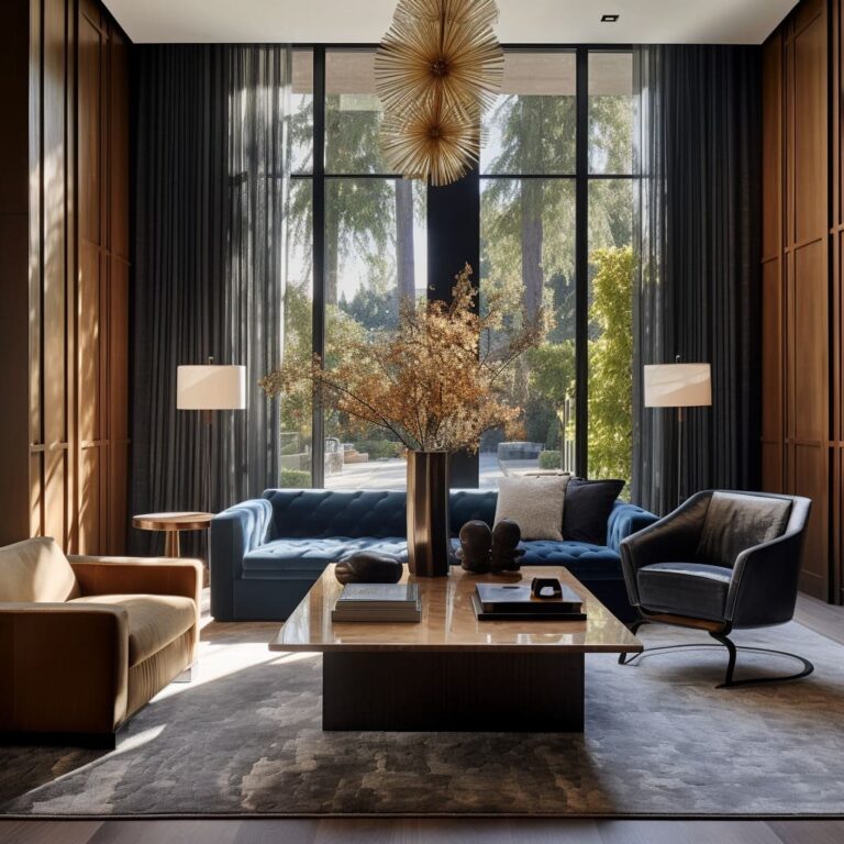 Luxury Shades: Blending Colors and Materials in Home Design