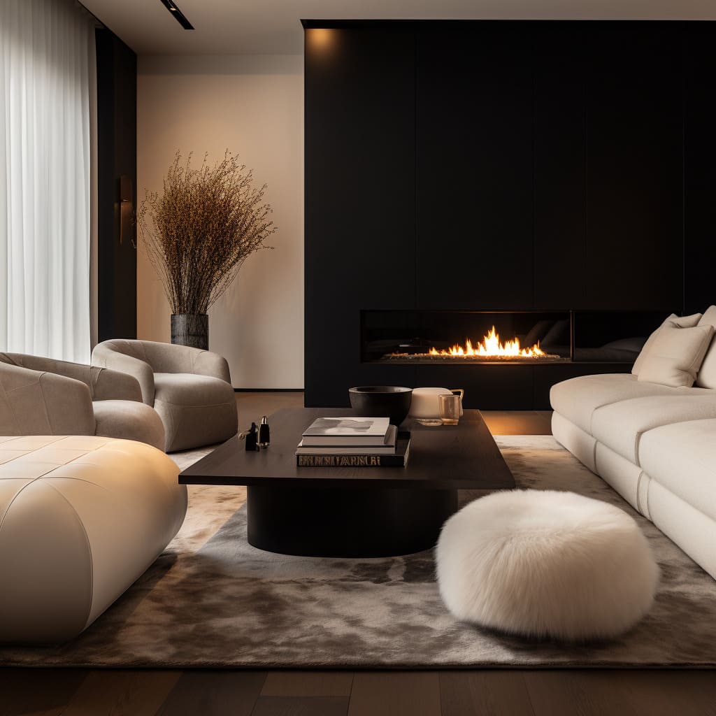 the serenity of negative space in this harmonious and sophisticated interior