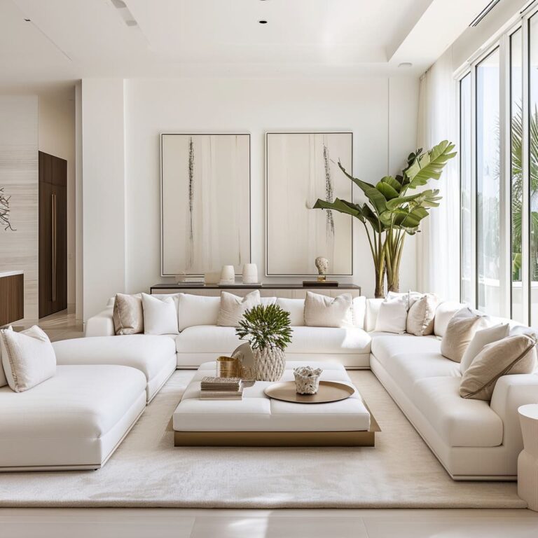 Dream-like Minimalist Living Room Interior Design Ideas