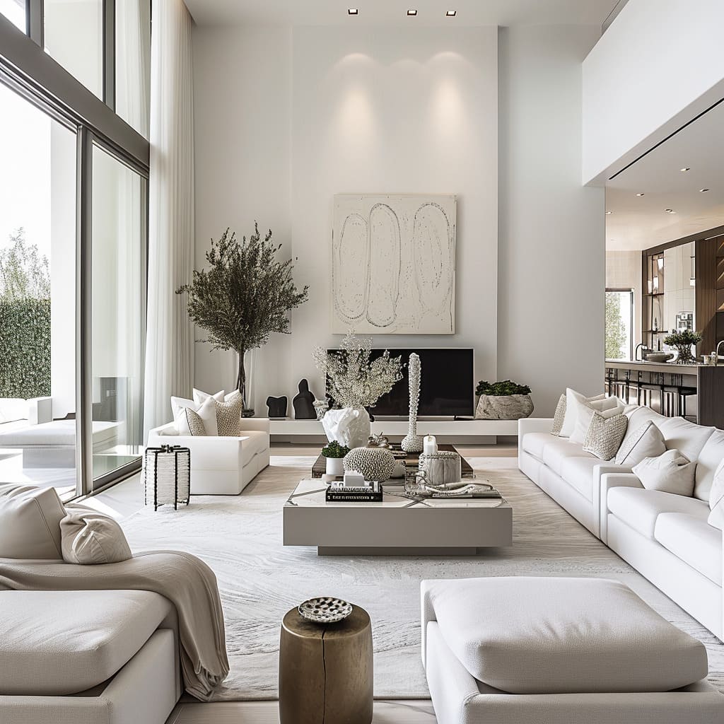 A modern living room interior design that feels like a dream with personalized space and versatile furniture