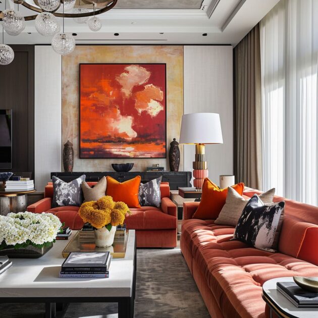 A closer look at Textured Apartment Interior Design Opulent Schemes