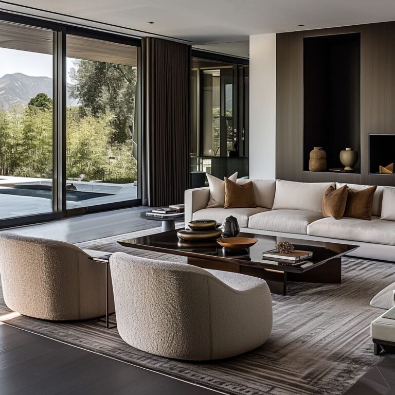 Luxury Modern Minimalist Living room Interior Design Ideas