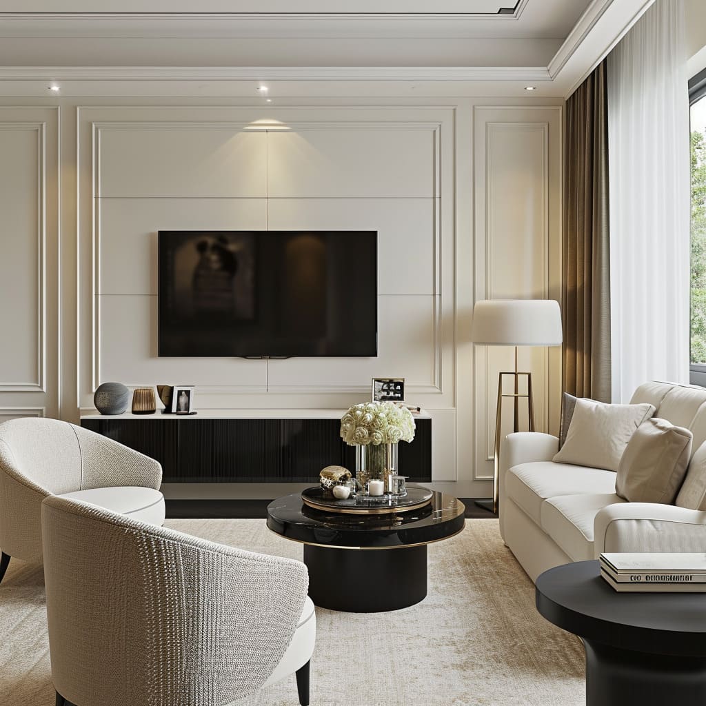 A sophisticated palette and stylish interiors provide a luxurious living experience