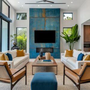 Colorful Minimalism: Revolutionizing Modern Living Spaces with Vibrant Accents