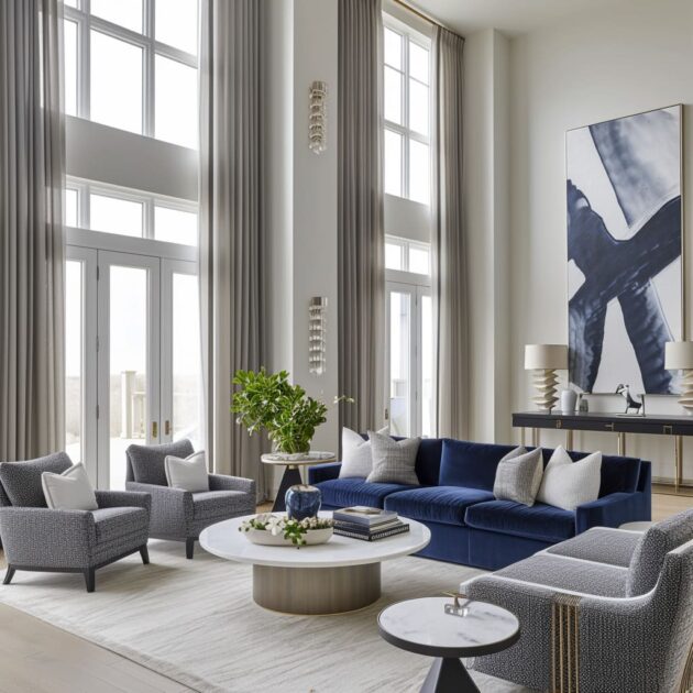 Luxury Neutral Tones in Modern Living Room Design