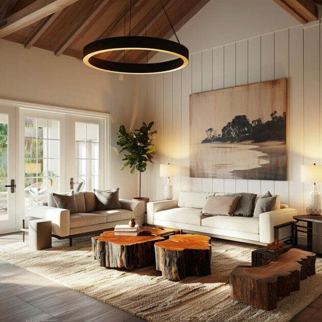 Incorporating Live-Edge Wood Furniture for Home Interiors