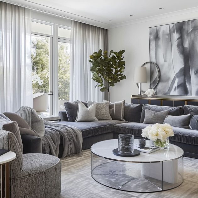 Luxury Neutral Tones in Modern Living Room Design