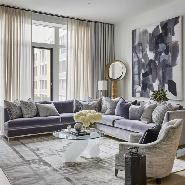 Luxury Neutral Tones in Modern Living Room Design