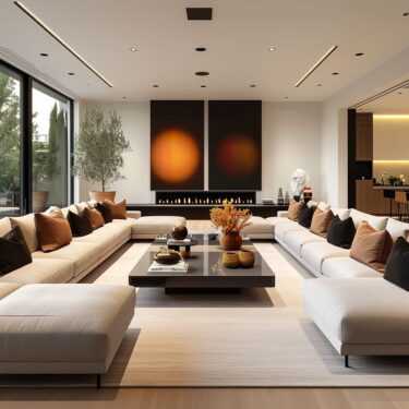 The Contemporary Livin room Interior Design Guide | FH