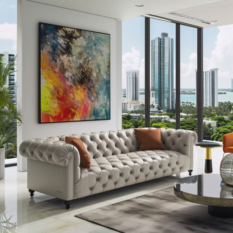 Chesterfield Sofas in Contemporary Living room Interiors