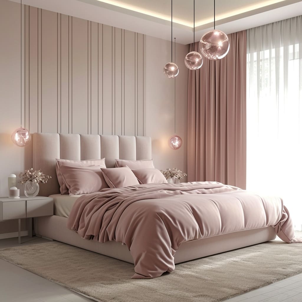 Innovative design principles create a sensory experience in the modern bedroom