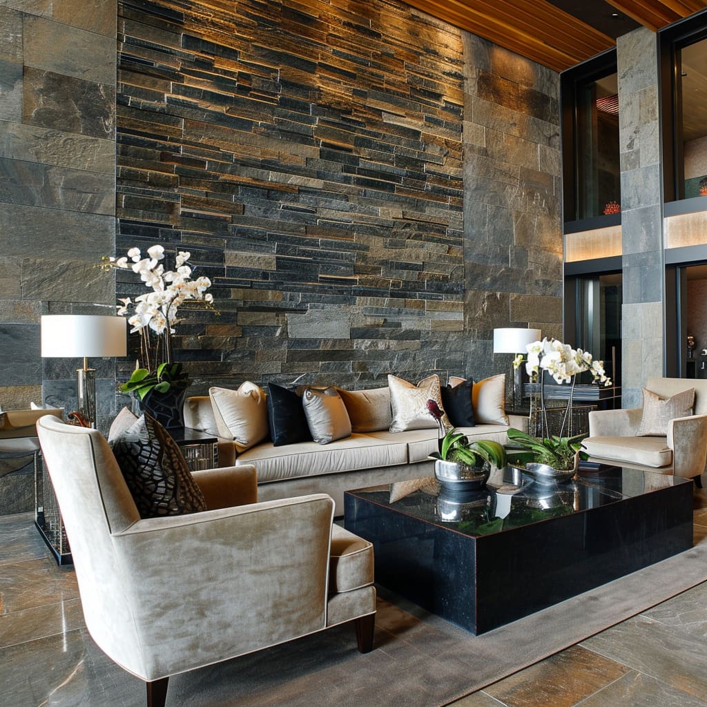 The lasting appeal of granite and the earthy charm of slate stone