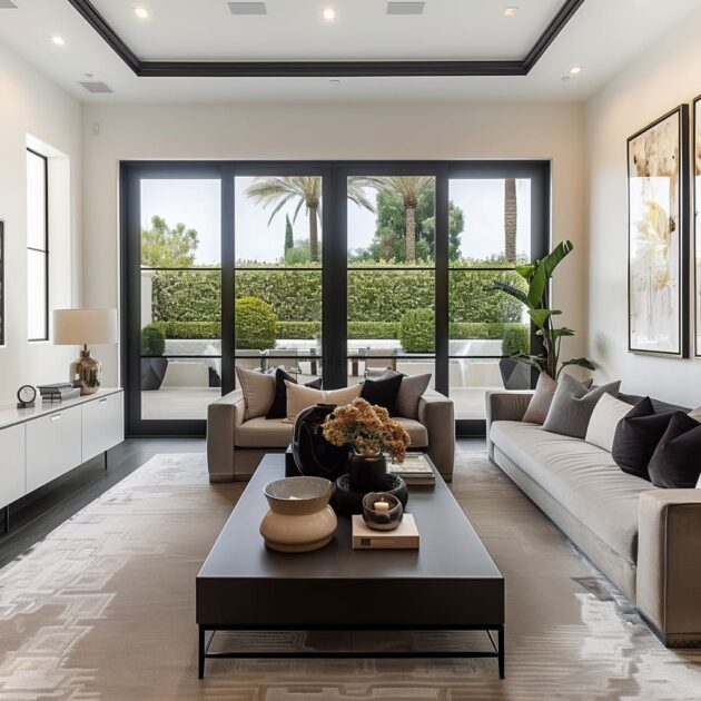 Designing Duality: Strength and Softness in Living Rooms