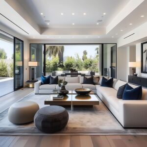 Contemporary Chic: Stylish and Functional Living Rooms