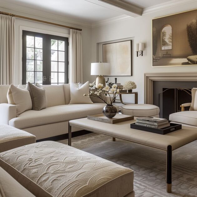 Timeless Transitions: Living Spaces of Elegance and Comfort