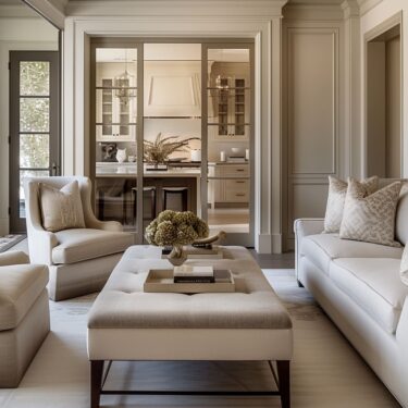 Timeless Transitions: Living Spaces of Elegance and Comfort