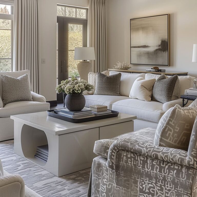 Timeless Transitions: Living Spaces of Elegance and Comfort