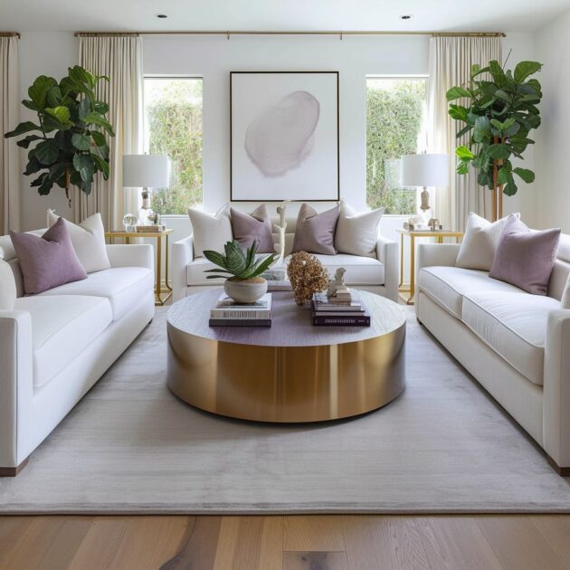 A Guide to Refined Modern Luxe Living Room Interior Design