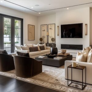Designing Duality: A Dance of Strength and Softness in Living Rooms