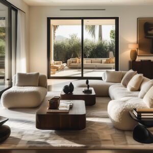 A closer look at Textured Fabric Apartment Decor