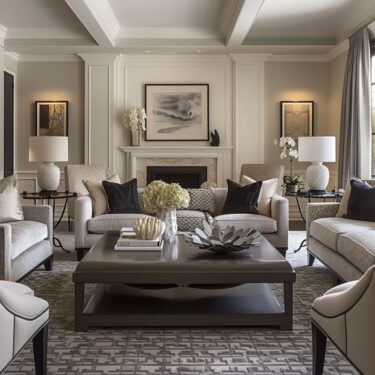 Timeless Transitions: Living Spaces Of Elegance And Comfort