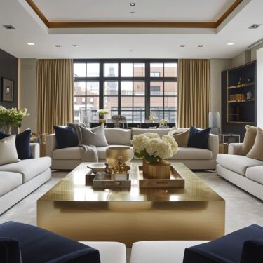 The Nuances of Bold Luxe Interior Design With Gold Finish