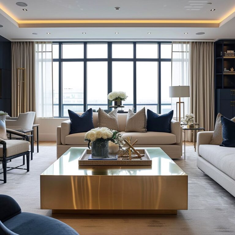 The Nuances of Bold Luxe Interior Design With Gold Finish