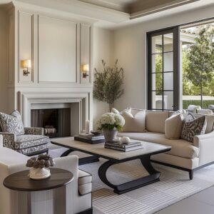 Timeless Transitions: Living Spaces of Elegance and Comfort