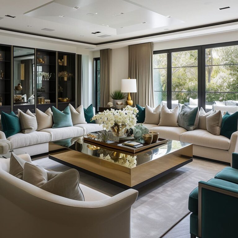 The Nuances of Bold Luxe Interior Design With Gold Finish
