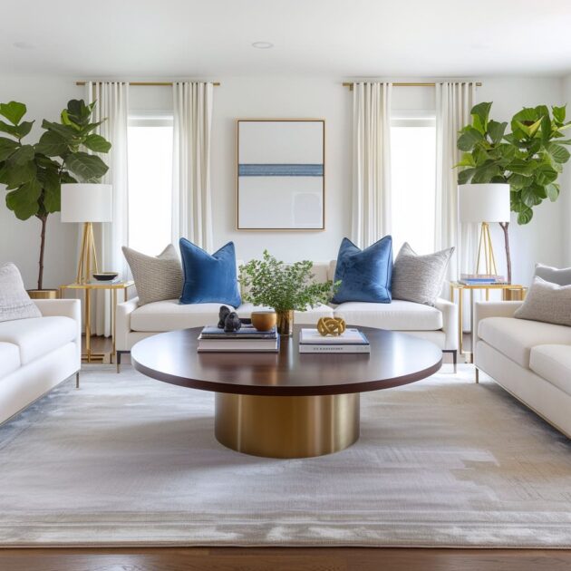 A Guide to Refined Modern Luxe Living Room Interior Design