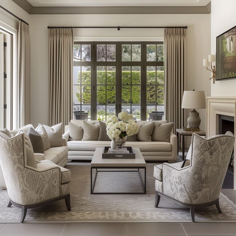 Timeless Transitions: Living Spaces of Elegance and Comfort
